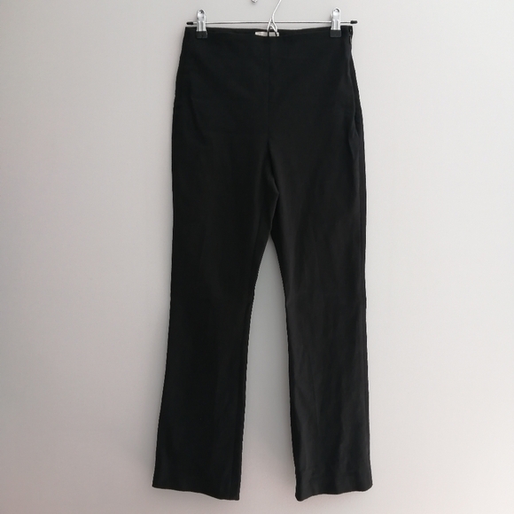 Sezane Ciara Trouser Ankle Flare Pants in Black High Rise 34 Or 2 US - Picture 3 of 16